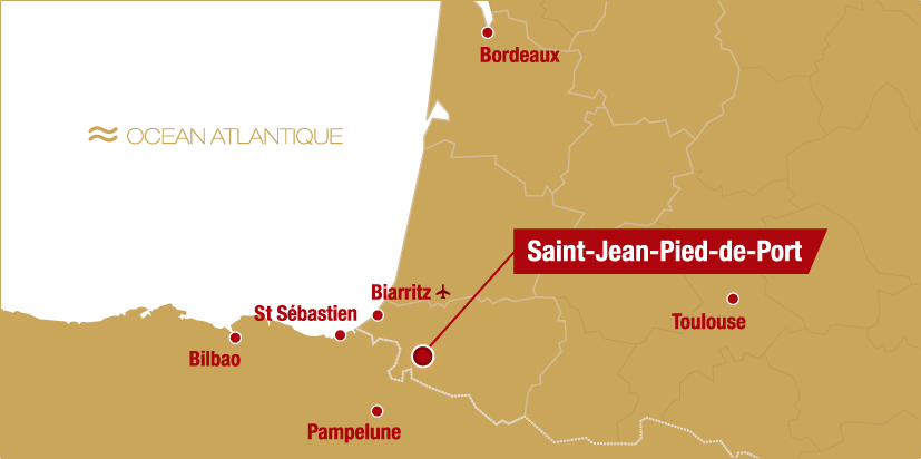 carte Saint-Jean-Pied-de-Port